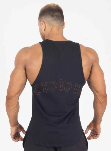 Regata Masculina Preta Fire Crown Training