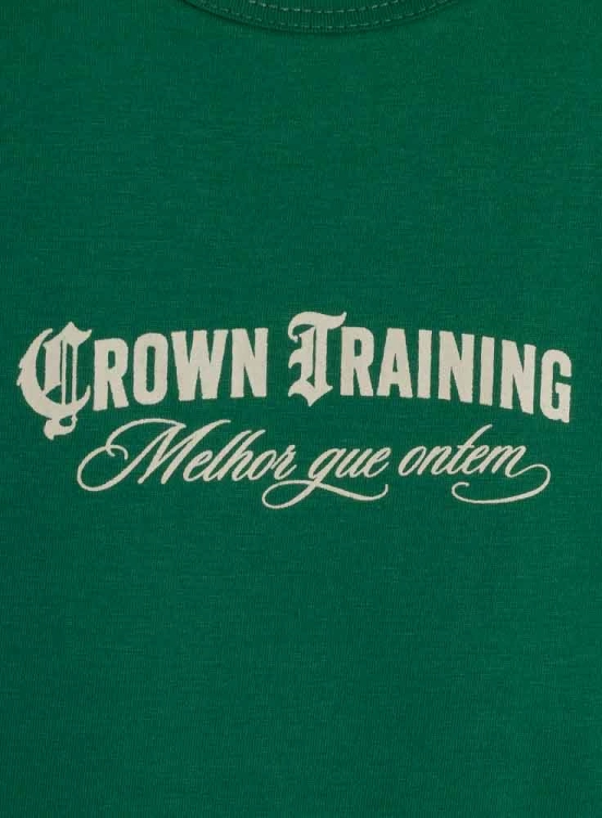 Produto Regata Crown Tradicional Melhor Que Ontem Verde