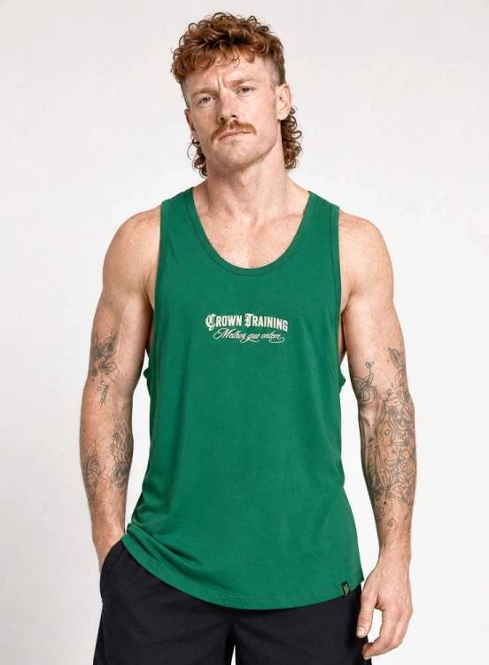 Produto Regata Crown Tradicional Melhor Que Ontem Verde