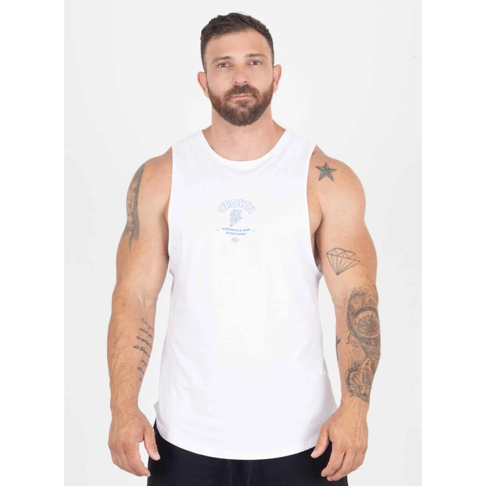 babylclub Crown key sleevelessタンクトップ babylclub Crown key sleevelessタンクトップ Mock Neck Keyhole Racer